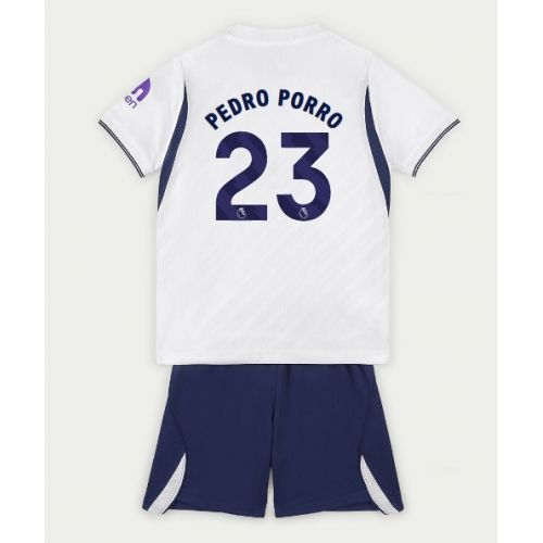 Tottenham Hotspur Pedro Porro #23 Maglia Gara Casa Repliche 2026-27 Bambino Maniche Corte Tottenham Hotspur Pedro Porro #23 Maglia Gara Casa Repliche 2026-27 Bambino Maniche Corte
